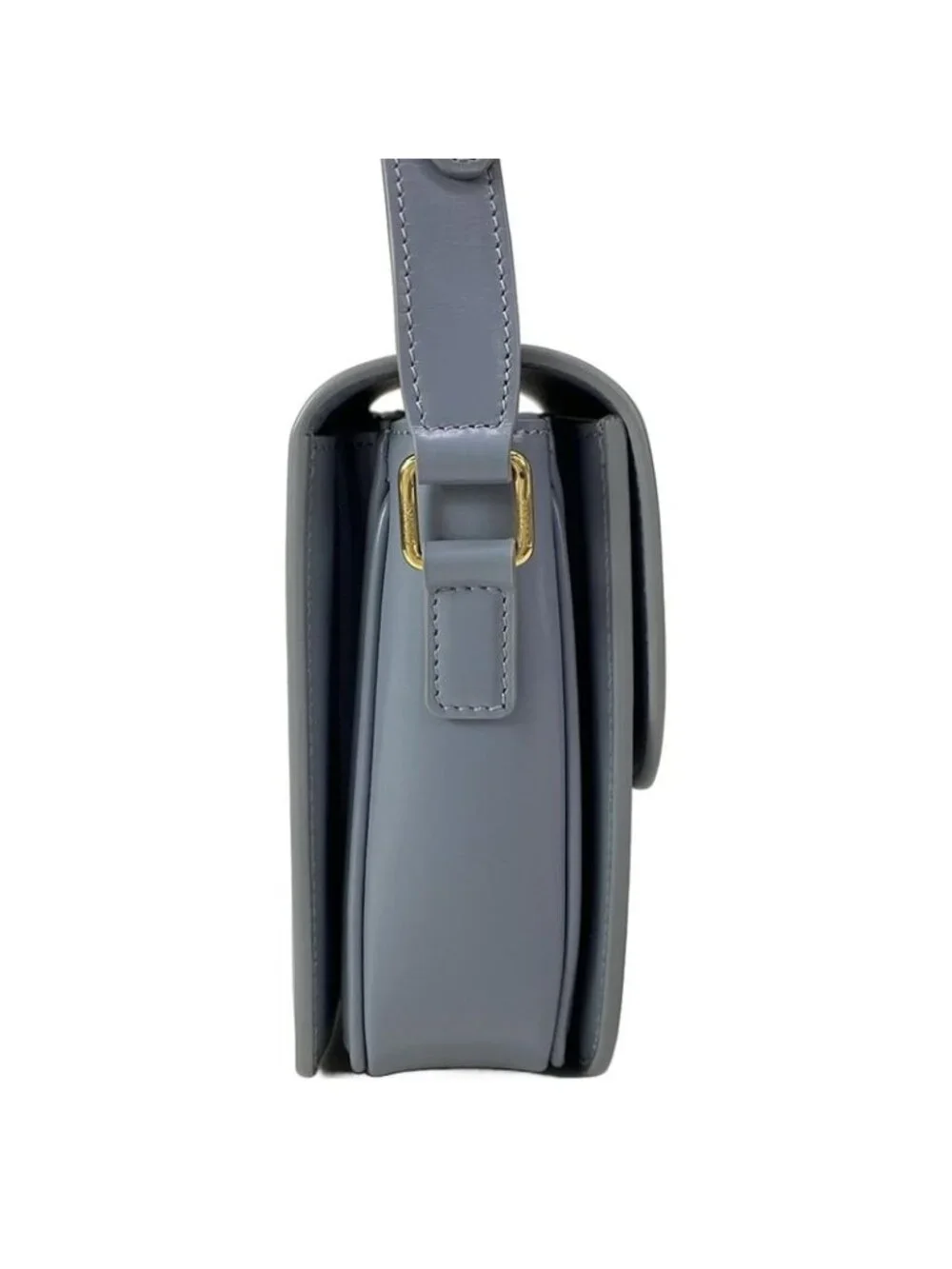 Celine Shoulder Bag Triomphe Blue Gray - Picture 2 of 16